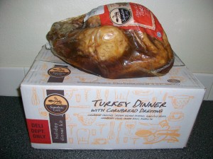 Safeway turkey dinner in the box